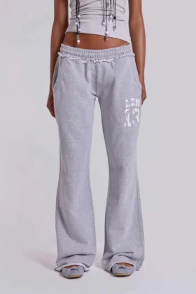 13 Pantalon de jogging bootcut « Monster Joggers » gris chiné
