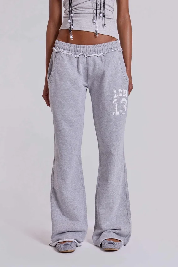 13 Pantalon de jogging bootcut « Monster Joggers » gris chiné