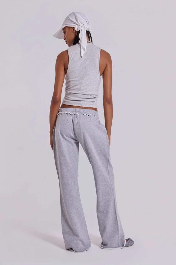 13 Pantalon de jogging bootcut « Monster Joggers » gris chiné