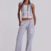 13 Pantalon de jogging bootcut « Monster Joggers » gris chiné