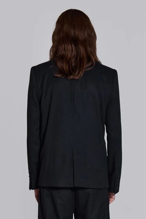 Blazer Libertine à fines rayures, coupe ajustée