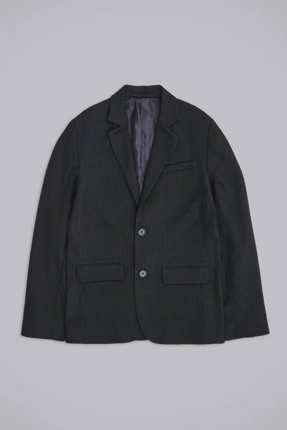 Blazer Libertine à fines rayures, coupe ajustée