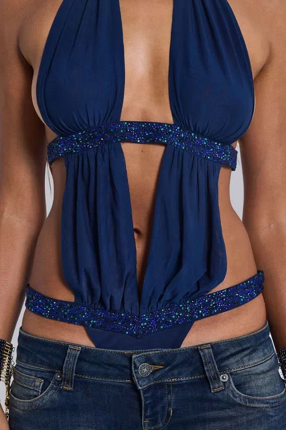 Body 6AM à découpes, couleur Midnight