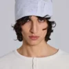 Bonnet League gris chiné