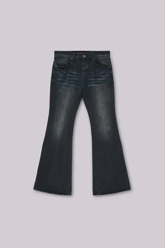 Bootcut Indigo Creased Drift Jeans