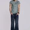 Bootcut Indigo Creased Drift Jeans