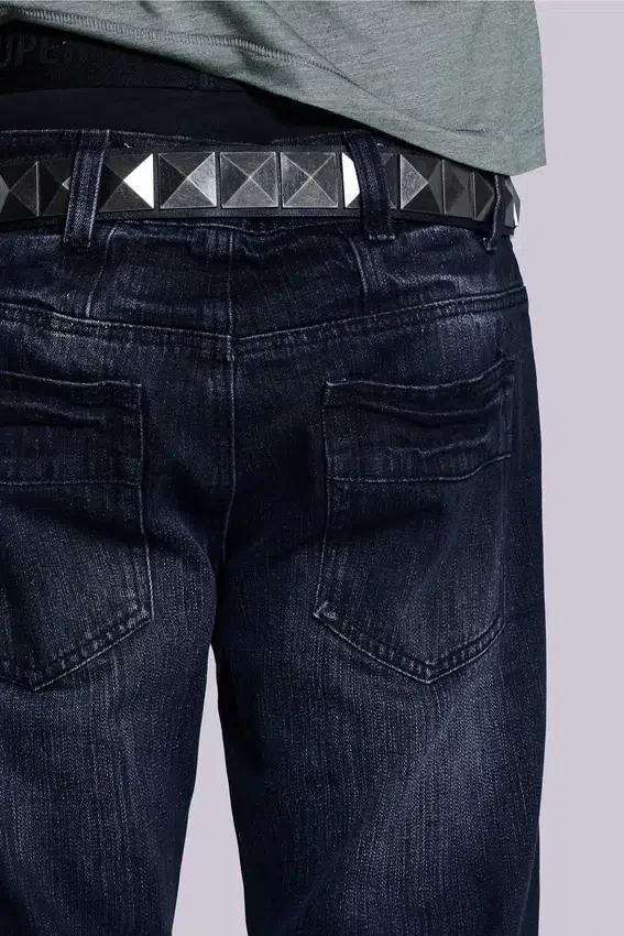 Bootcut Indigo Creased Drift Jeans