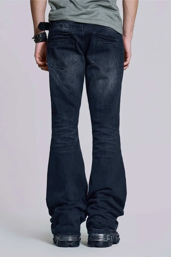 Bootcut Indigo Creased Drift Jeans