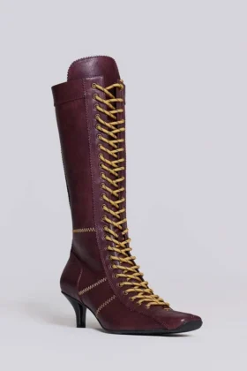 Bottes de boxe Brooke bordeaux