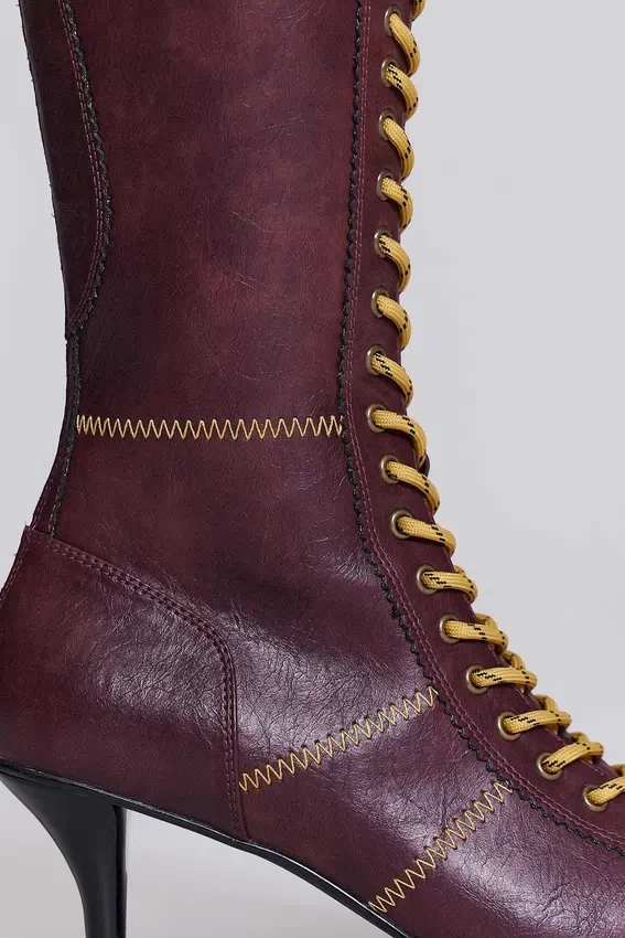 Bottes de boxe Brooke bordeaux