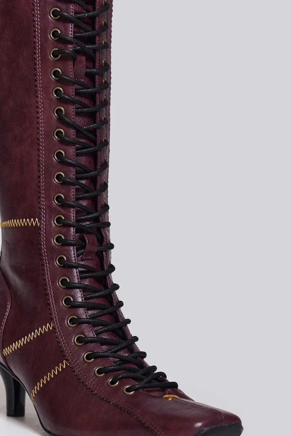 Bottes de boxe Brooke bordeaux