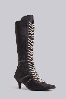 Bottes de boxe noires Brooke