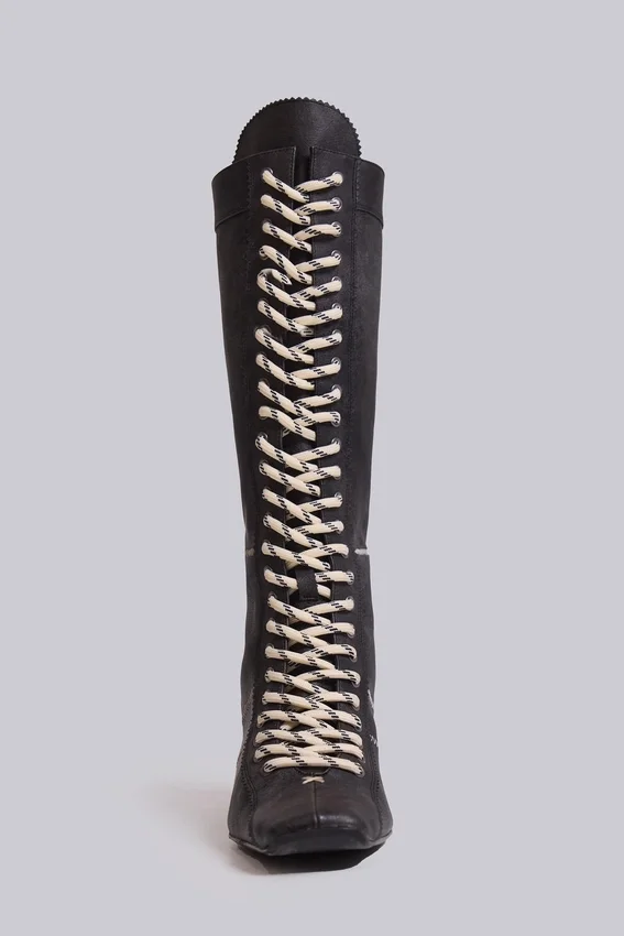 Bottes de boxe noires Brooke