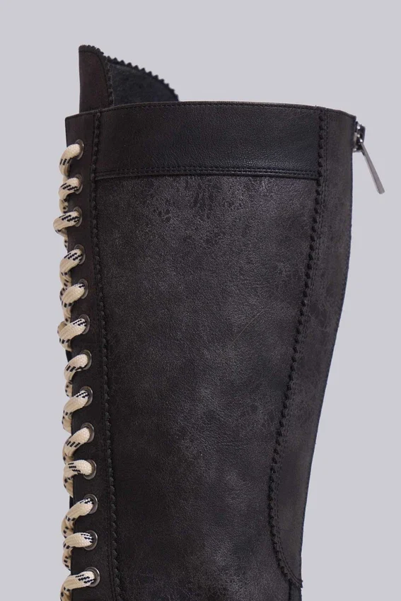 Bottes de boxe noires Brooke