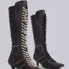 Bottes de boxe noires Brooke