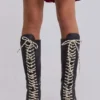 Bottes de boxe noires Brooke