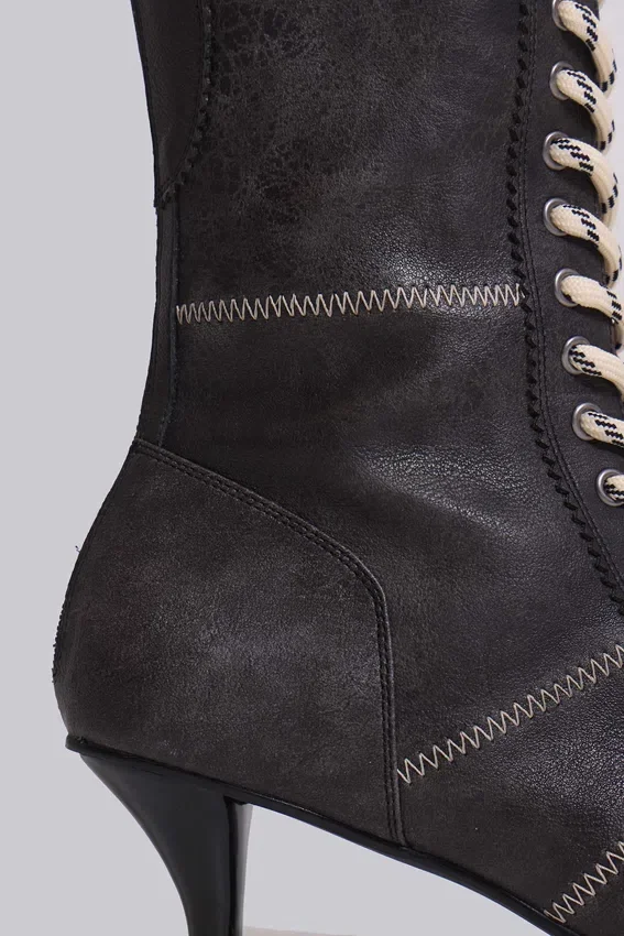 Bottes de boxe noires Brooke