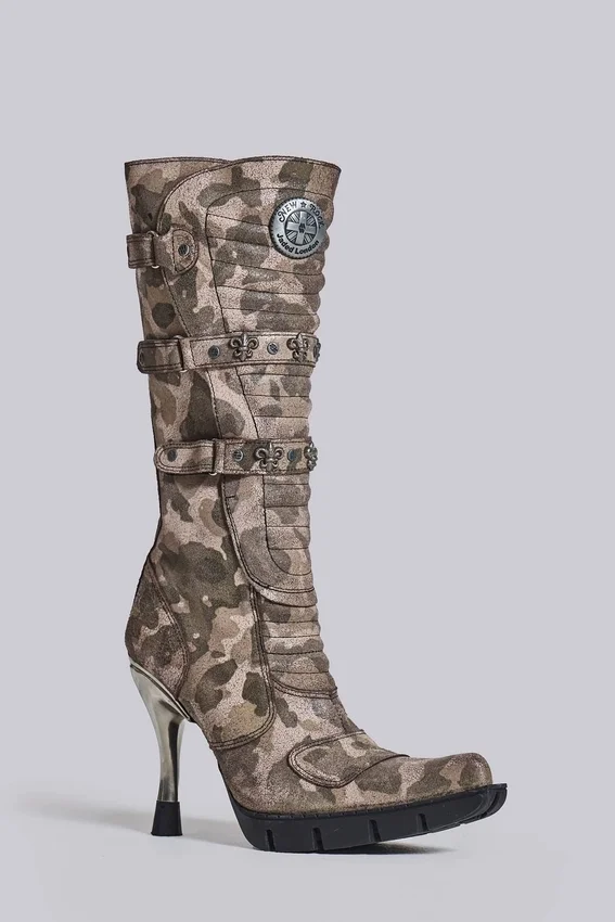 Bottes de combat camouflage