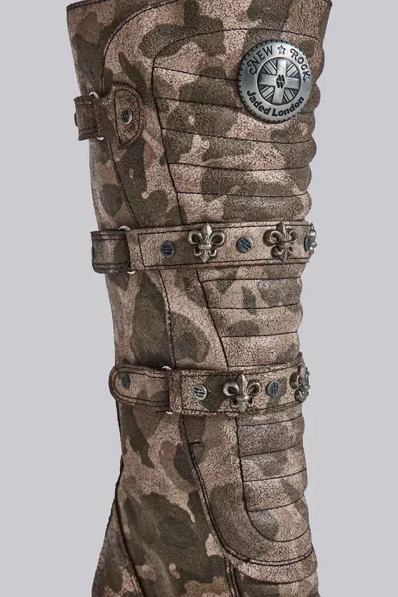 Bottes de combat camouflage