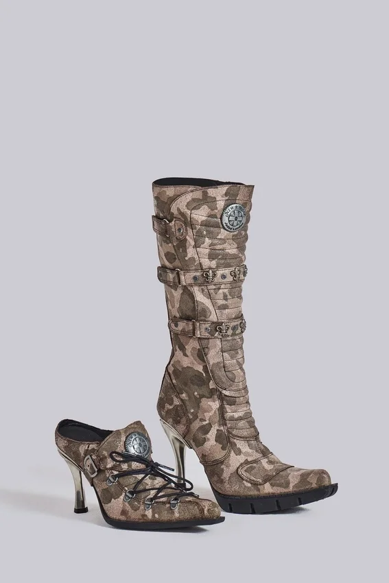 Bottes de combat camouflage