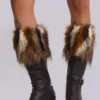 Bottes à talons en fausse fourrure Fauna