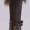 Bottes à talons en fausse fourrure Fauna