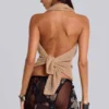 Cape Infinity en maille polyvalente, couleur sable