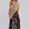 Cape Infinity en maille polyvalente, couleur sable