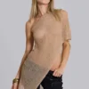 Cape Infinity en maille polyvalente, couleur sable