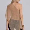 Cape Infinity en maille polyvalente, couleur sable