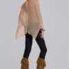 Cape Infinity en maille polyvalente, couleur sable