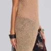 Cape Infinity en maille polyvalente, couleur sable