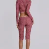 Cardigan de bain Freda à carreaux vichy