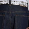 Ceinture blanche cloutée « Divinity »