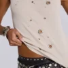 Ceinture cloutée Osmium, noire