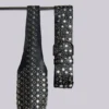 Ceinture cloutée Osmium, noire