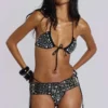 Ceinture cloutée Osmium, noire