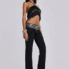 Ceinture cloutée Osmium, noire