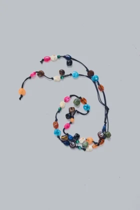 Ceinture en corde perlée Galena