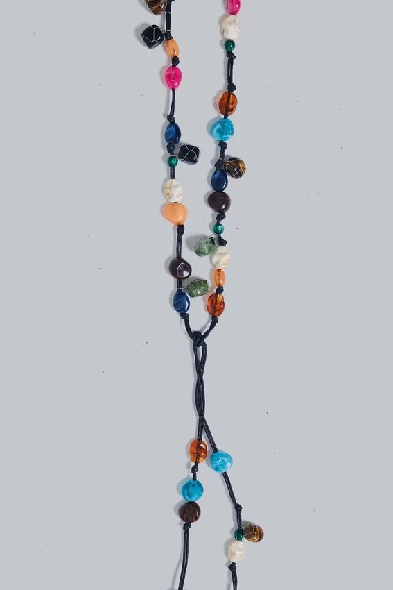 Ceinture en corde perlée Galena