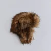Chapeau de trappeur en fourrure blonde