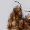 Chapeau de trappeur en fourrure blonde