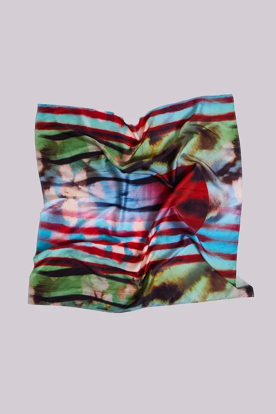 Écharpe bandana multi-usage en satin Solaris