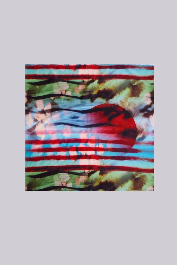 Écharpe bandana multi-usage en satin Solaris