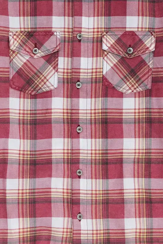 Chemise ajustée à carreaux « Vacation »