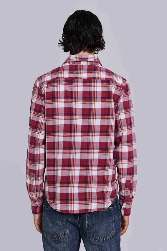 Chemise ajustée à carreaux « Vacation »