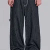 Colossus Jeans « Black Ollie Pinstripe » XL