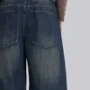 Colossus Jeans bleu moyen à effet flammé