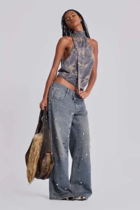 Colossus Jeans cloutés « Bolted »