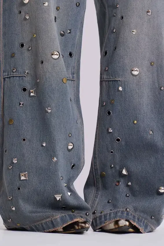 Colossus Jeans cloutés « Bolted »